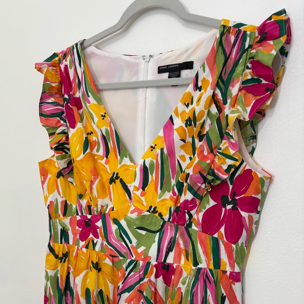 Maggy London Floral Spring, Summer, Wedding Guest Dress